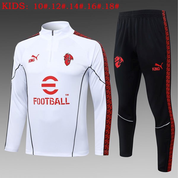 Ninos Sudadera De Training AC Milan 2026-2027 Blanco